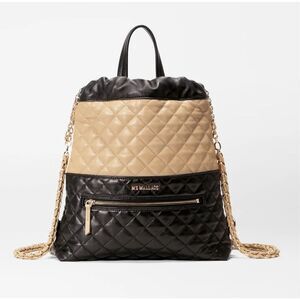 MZ Wallace Crosby Audrey Drawstring Quilted Backpack